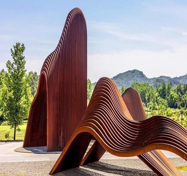 龙里锈钢板造型