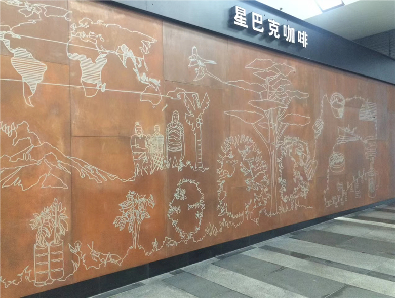 龙里耐候钢幕墙